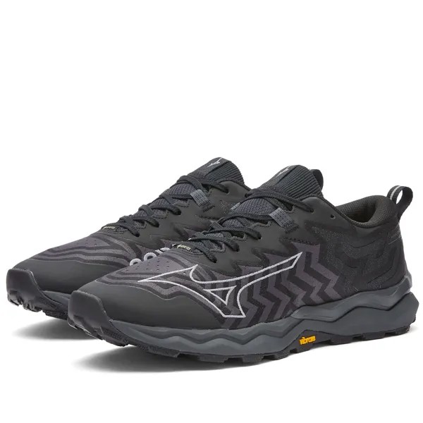 Кроссовки Mizuno Wave Daichi 8 Gtx, цвет Ebony, Ultimate Grey & Black