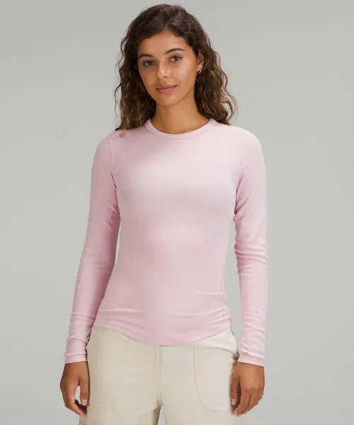 Рубашка с длинным рукавом Hold Tight Lululemon, розовый