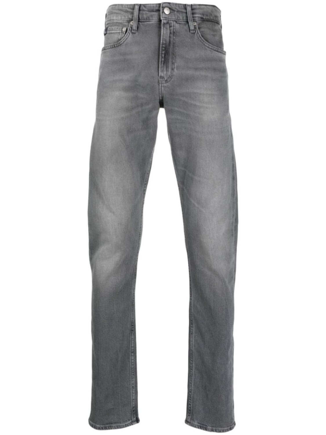 Calvin Klein Jeans узкие джинсы средней посадки, серый