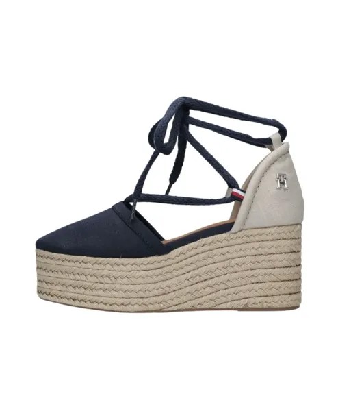 Эспадрильи с закрытым носком и подошвой на платформе Tommy Hilfiger, синий