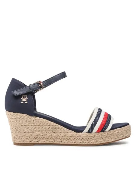 Эспадрильи Mid Wedge Corporate Tommy Hilfiger, темно-синий