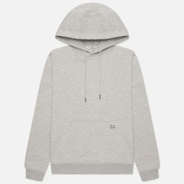 Мужская толстовка Woolrich Light Classic Hoodie серый, Размер S