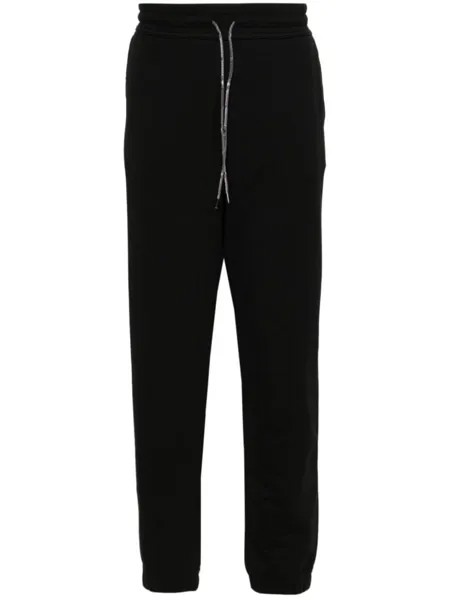 Спортивные брюки с кулиской и вышивкой Orb Vivienne Westwood, черный