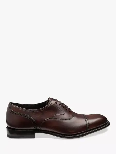 Оксфорды Loake Hughes, бордовый
