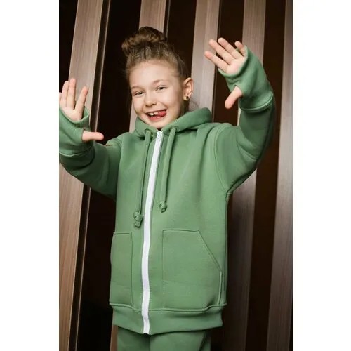 Костюм спортивный SmaginaDesign, размер 86/92, зеленый