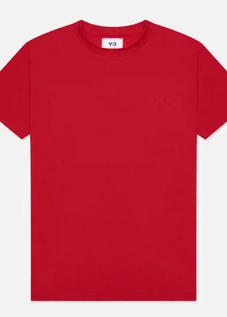 Женская футболка Y-3 Classic Logo, цвет красный, размер M