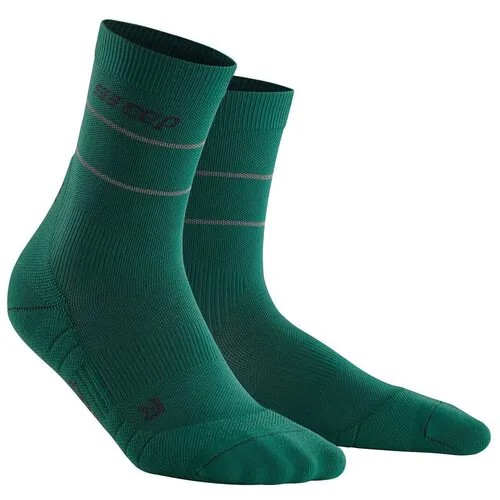 Функциональные укороченные гольфы CEP REFLECTIVE для бега CEP Socks C103RM-G V