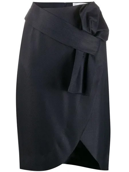 Victoria Victoria Beckham юбка асимметричного кроя с бантом