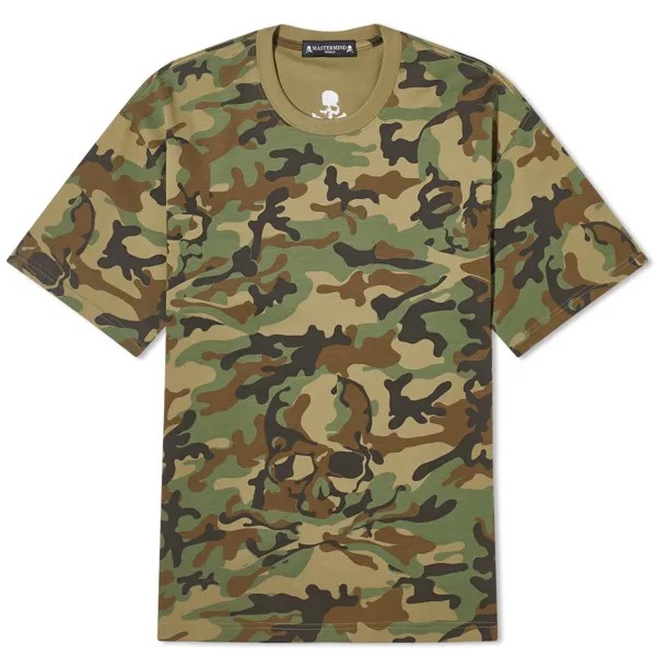 Футболка Mastermind World Woodland Skull Camo T-Shirt, цвет Woodland