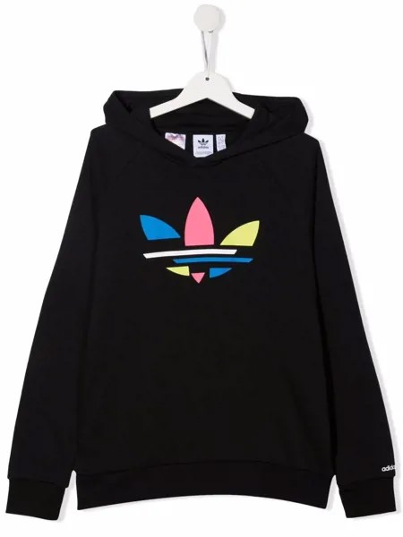 Adidas Kids толстовка с принтом Trefoil