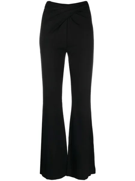 Diane Von Furstenberg расклешенные брюки Leigh, черный