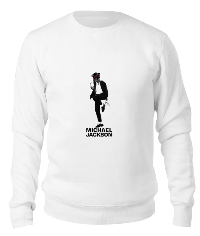 Свитшот унисекс Printio Michael jackson белый XS