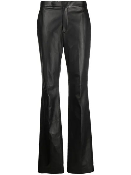 Ralph Lauren Collection прямые брюки с завышенной талией, черный