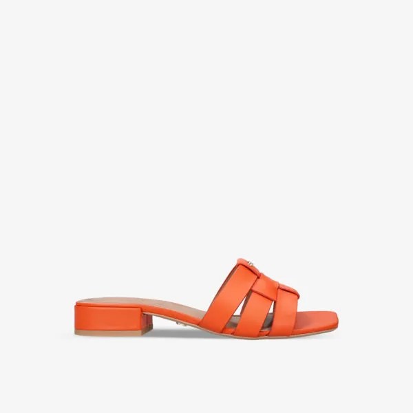 Мюли City Break из плетеной кожи Carvela, оранжевый