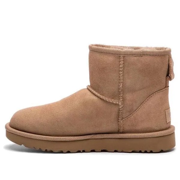 Кроссовки классические мини зимние ботинки Ugg, коричневый