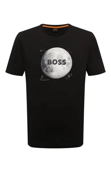 Хлопковая футболка BOSS Orange