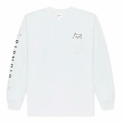 Лонгслив RIPNDIP, размер XL, белый
