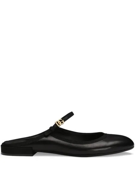 Dolce & Gabbana мюли с пряжками, черный