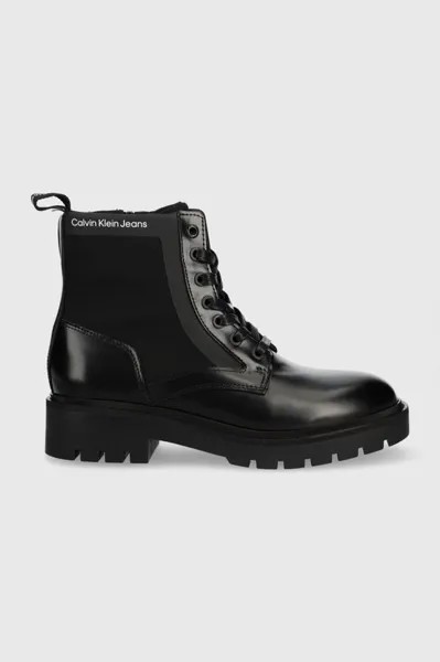 Мотоциклетные ботинки Military Boot Calvin Klein Jeans, черный