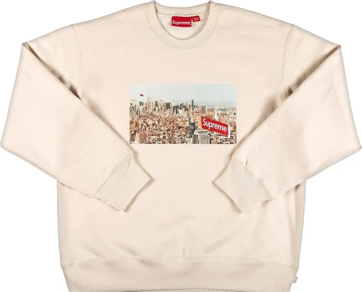 Толстовка Supreme Aerial Crewneck 'Natural', кремовый