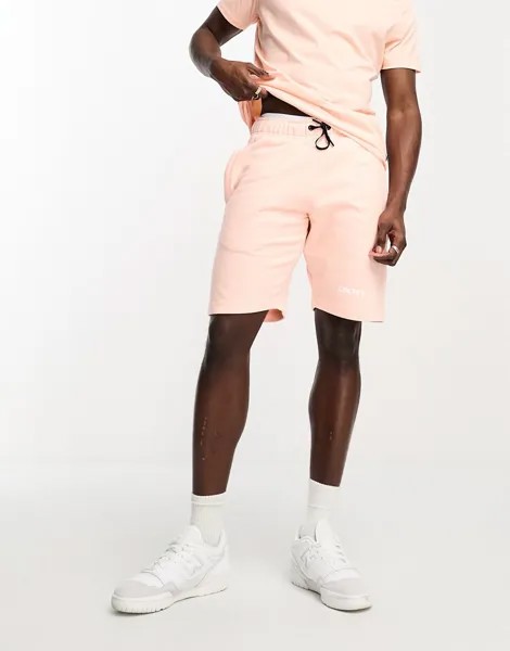 Светло-розовые шорты DKNY Terry