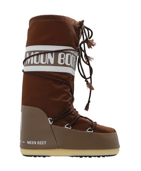 Нейлоновые зимние ботинки Icon Moon Boot, коричневый