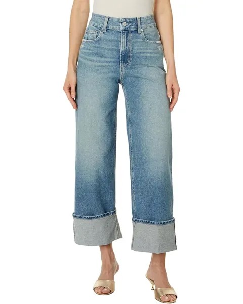Джинсы Paige Sasha Ankle Wide Cuff in Storybook Distressed, цвет Storybook Distressed