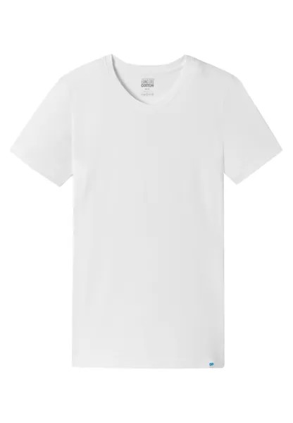 Майка Schiesser/Shirt Kurzarm Long Life Cotton, белый