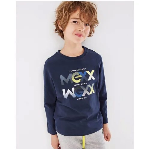 Лонгслив для мальчиков MEXX; цвет Navy р. 122-128