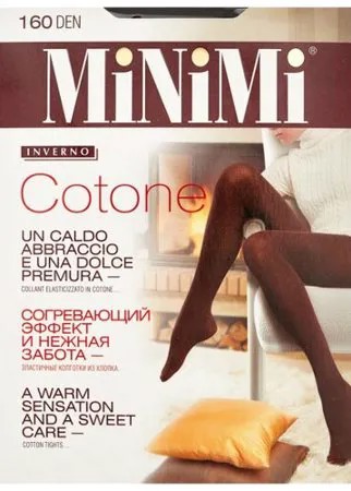 Колготки MiNiMi Cotone 160 den, размер 5-XL, moka (коричневый)