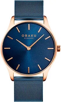 Fashion наручные  мужские часы Obaku V260GXVLML. Коллекция Mesh