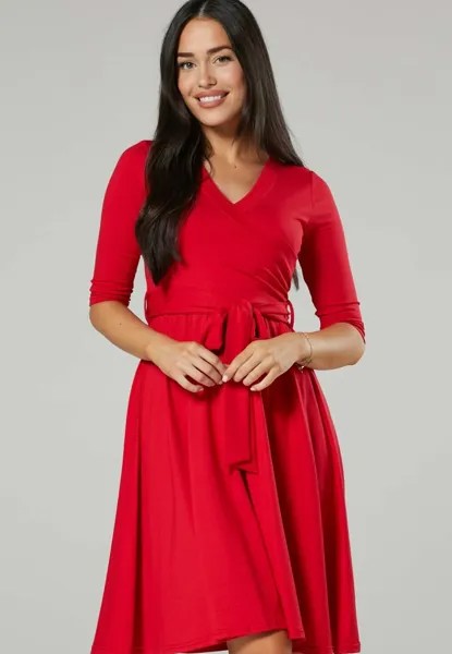 Платье из джерси Happy Mama, красный