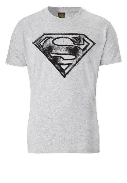 Футболка Logoshirt, серый/пестрый серый