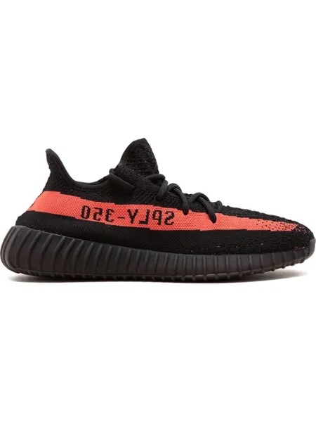 Кроссовки 'x Yeezy Boost 350 V2 Core Black Red' adidas Yeezy, черный