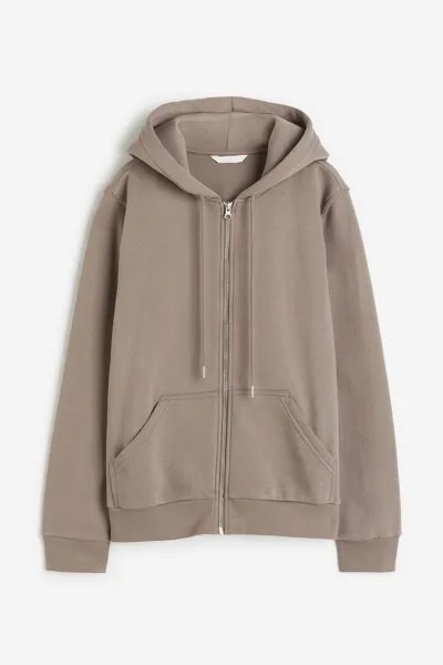 Худи женское H&M 984902045 серое XS (доставка из-за рубежа)