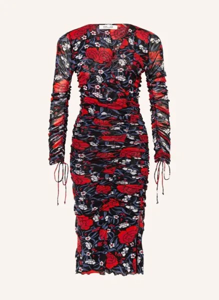 Сетчатое платье rochelle Diane Von Furstenberg, белый
