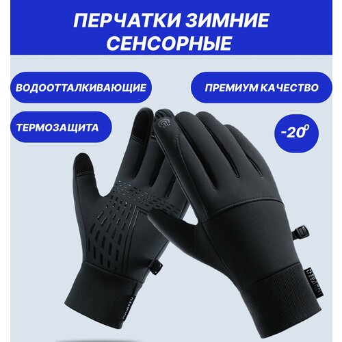 Перчатки , размер XL, черный