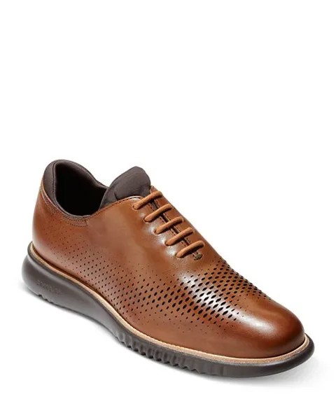 Мужские оксфорды 2.ZERØGRAND Laser Wingtip Cole Haan, цвет Brown