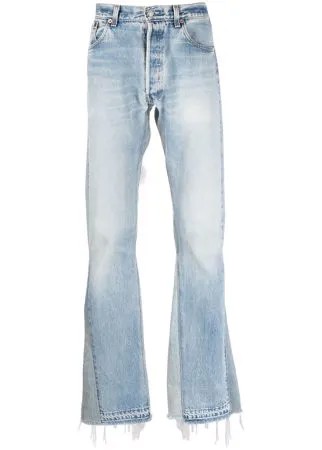 GALLERY DEPT. расклешенные джинсы с эффектом потертости