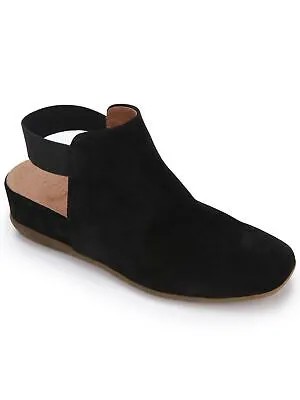 KENNETH COLE Женские черные кожаные слипоны на танкетке с ремешком на пятке Estu Toe 7,5 м