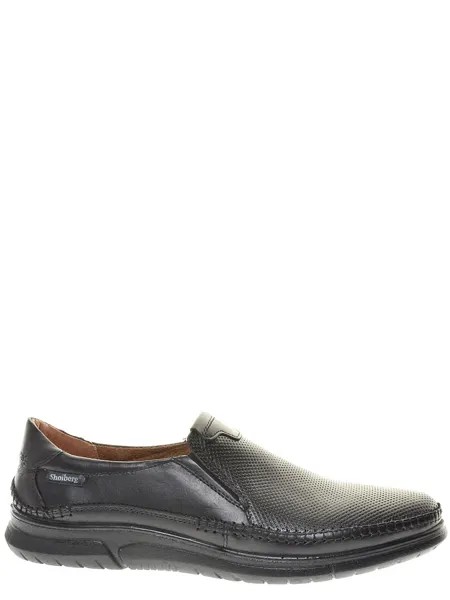 Туфли Shoiberg мужские демисезонные, размер 41, цвет черный, артикул 701-30-02-01