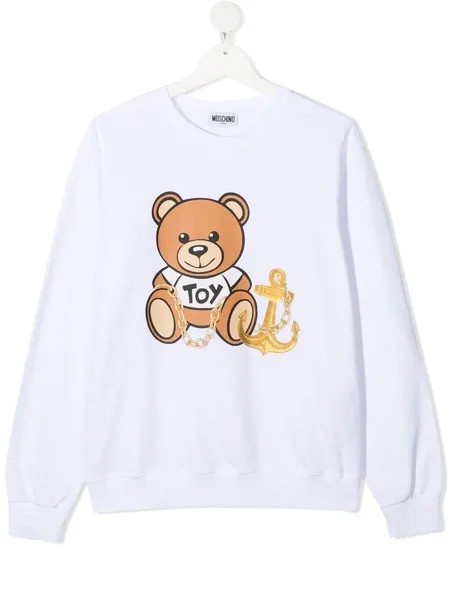 Moschino Kids топ с принтом