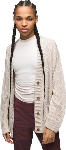 Свитер Sangria Fields Cardigan Prana, цвет Canvas