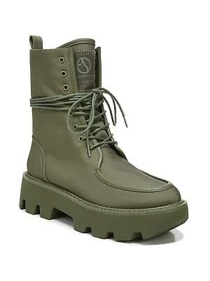 FRANCO SARTO Женские зеленые комфортные армейские ботинки Margey с круглым носком на блочном каблуке, 9,5 м