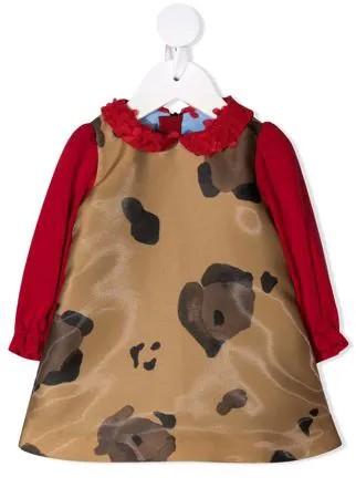 Mi Mi Sol платье с леопардовым принтом