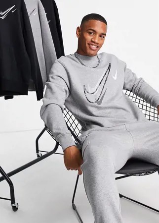 Серый свитшот с принтом Nike Summer of Sports