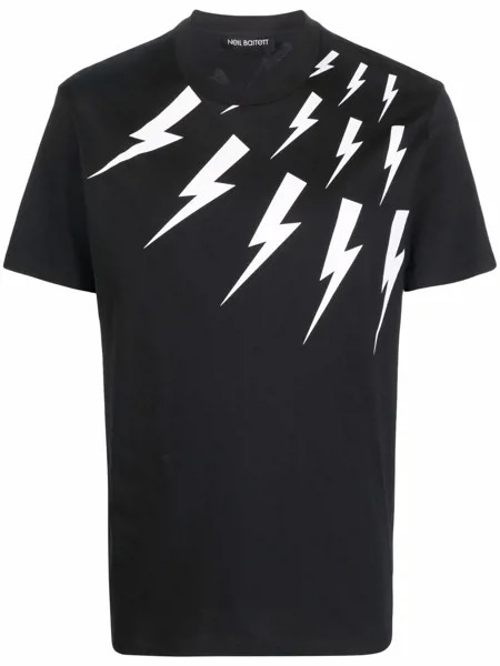 Neil Barrett футболка с принтом Thunderbolt