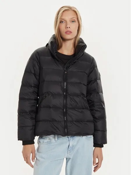 Пуховик свободного кроя Tommy Hilfiger, черный