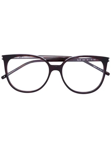 Saint Laurent Eyewear очки в круглой оправе