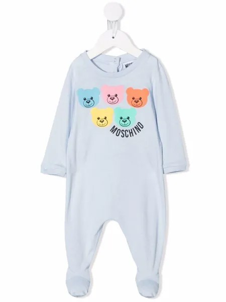 Moschino Kids комбинезон для новорожденного Teddy Bear